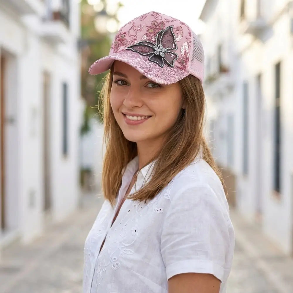 Daisy Butterfly Cap
