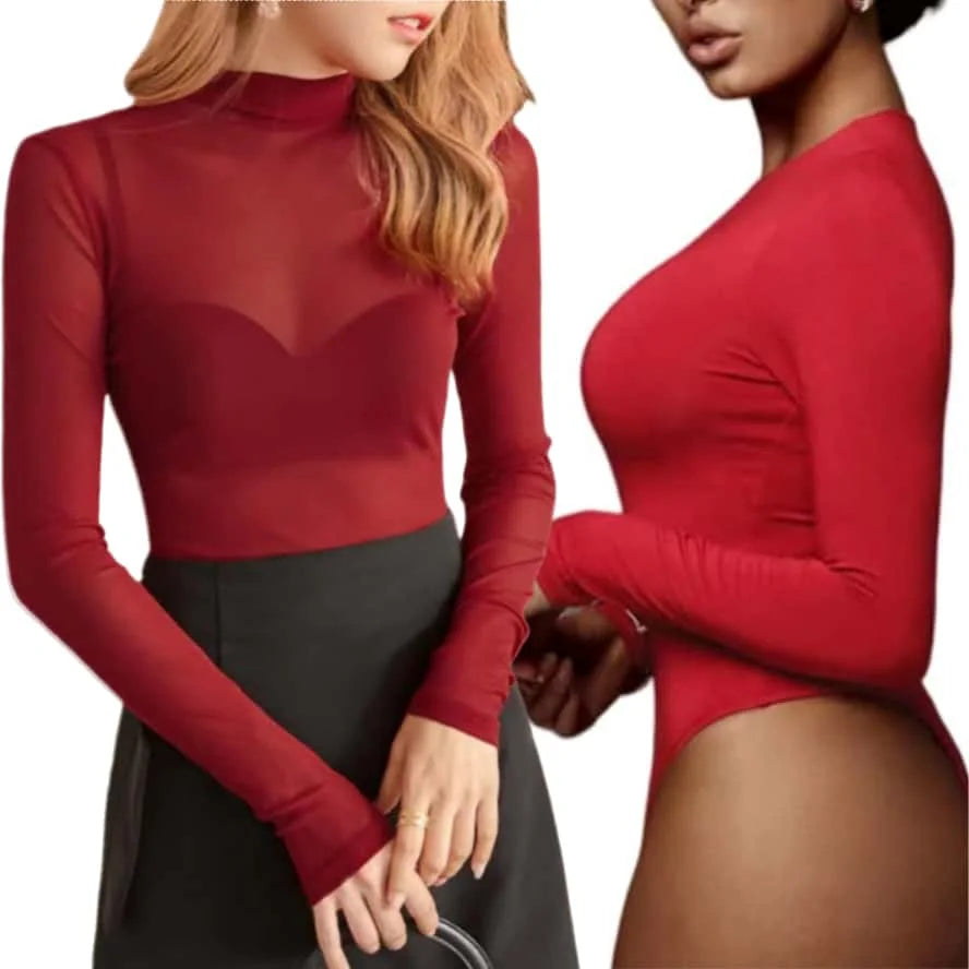 Liora Sheer Mesh Top