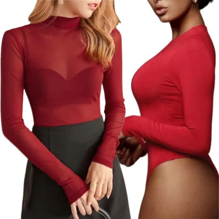 Liora Sheer Mesh Top