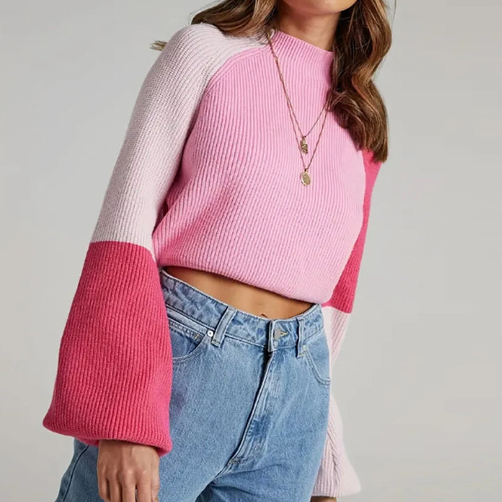 Mira PatchKnit Sweater