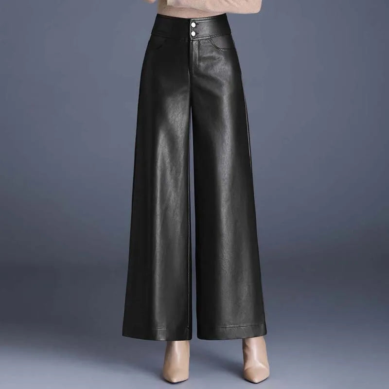 Valeria Rossi Leather Pants