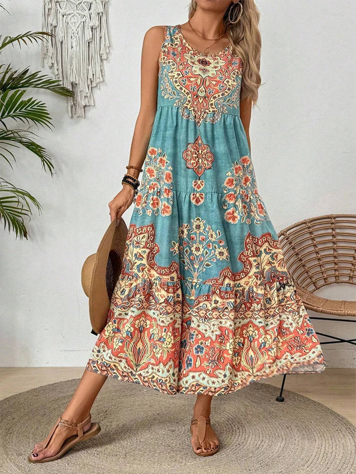 Aurora Flowing Midi Dress