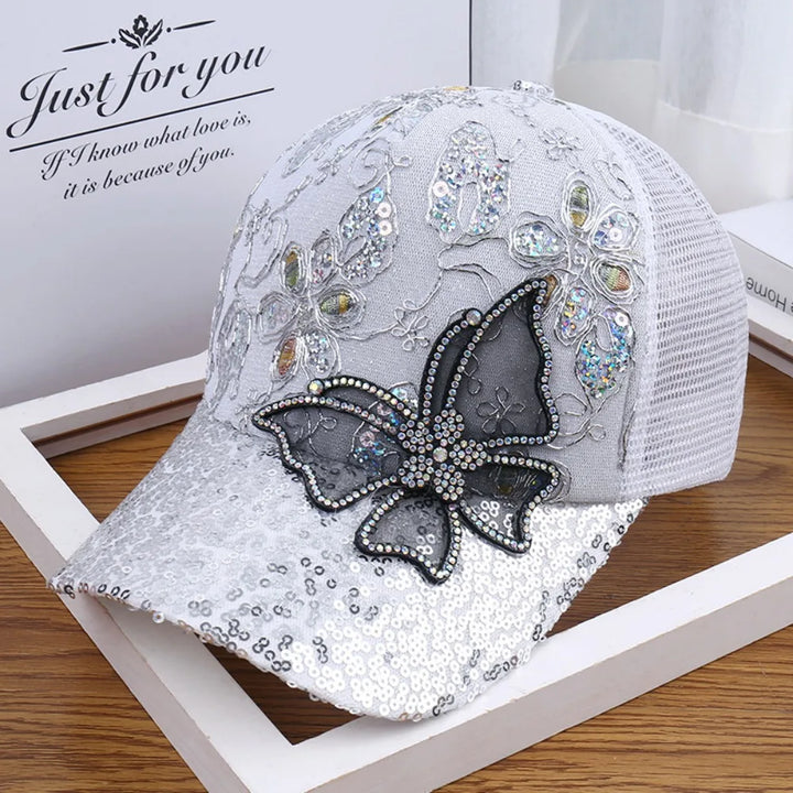 Daisy Butterfly Cap