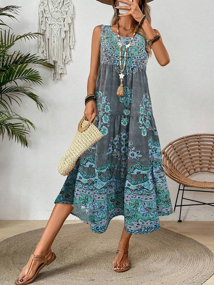 Aurora Flowing Midi Dress