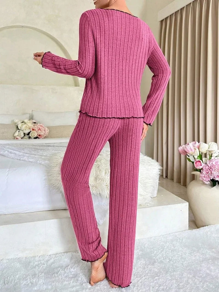 Elara Soft Knit Pajamas