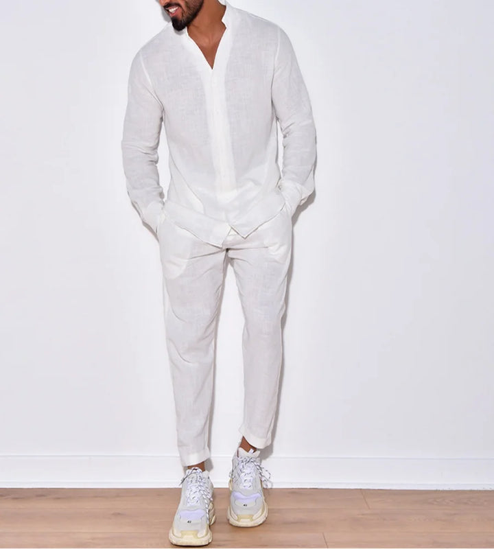 Jasper Linen Shirt Set