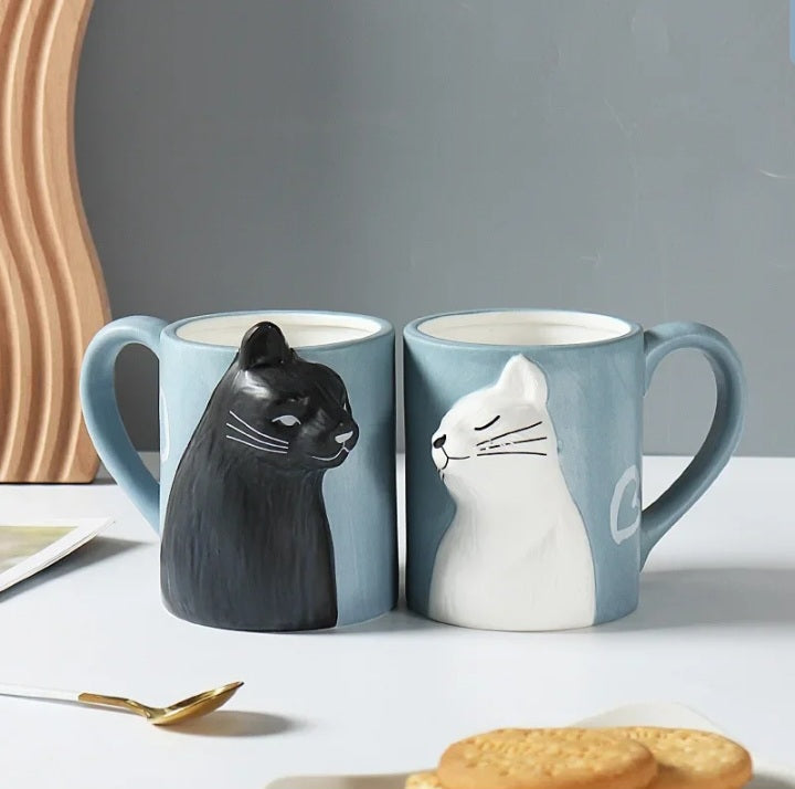 Luna & Eclipse Cat Cups