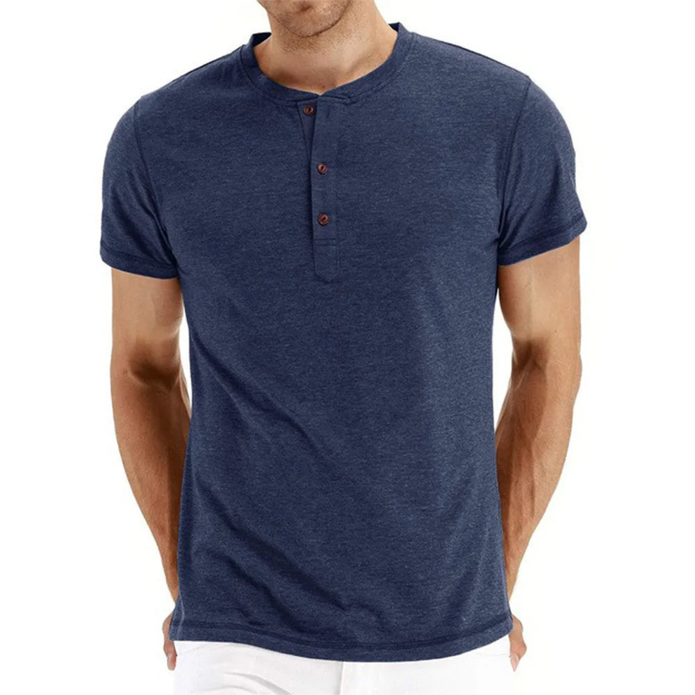 Luca Breathable Henley Tshirt