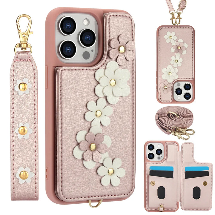 Ella Flower Wallet Case
