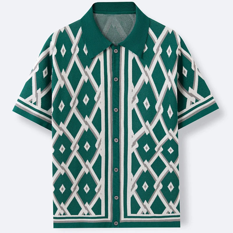 Dante RetroGrid Polo Shirt