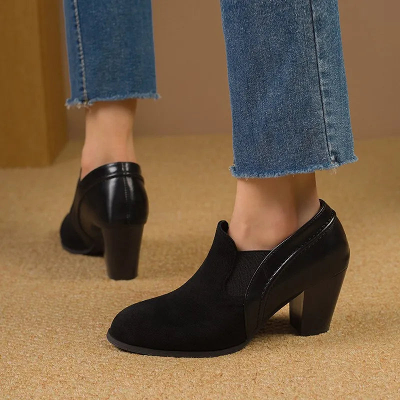 Raina Block-Heel Shoes