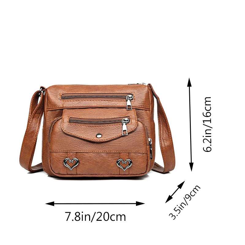 Alira Heart Zip Bag