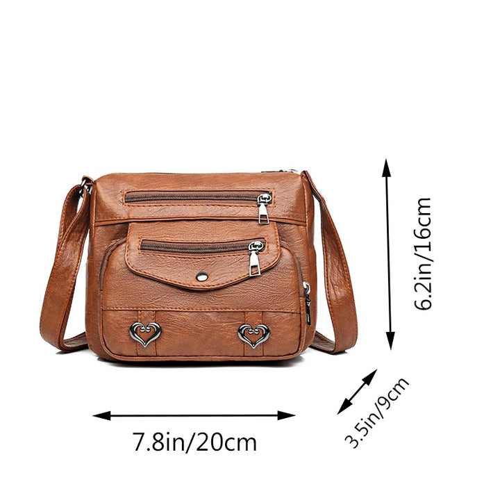 Alira Heart Zip Bag