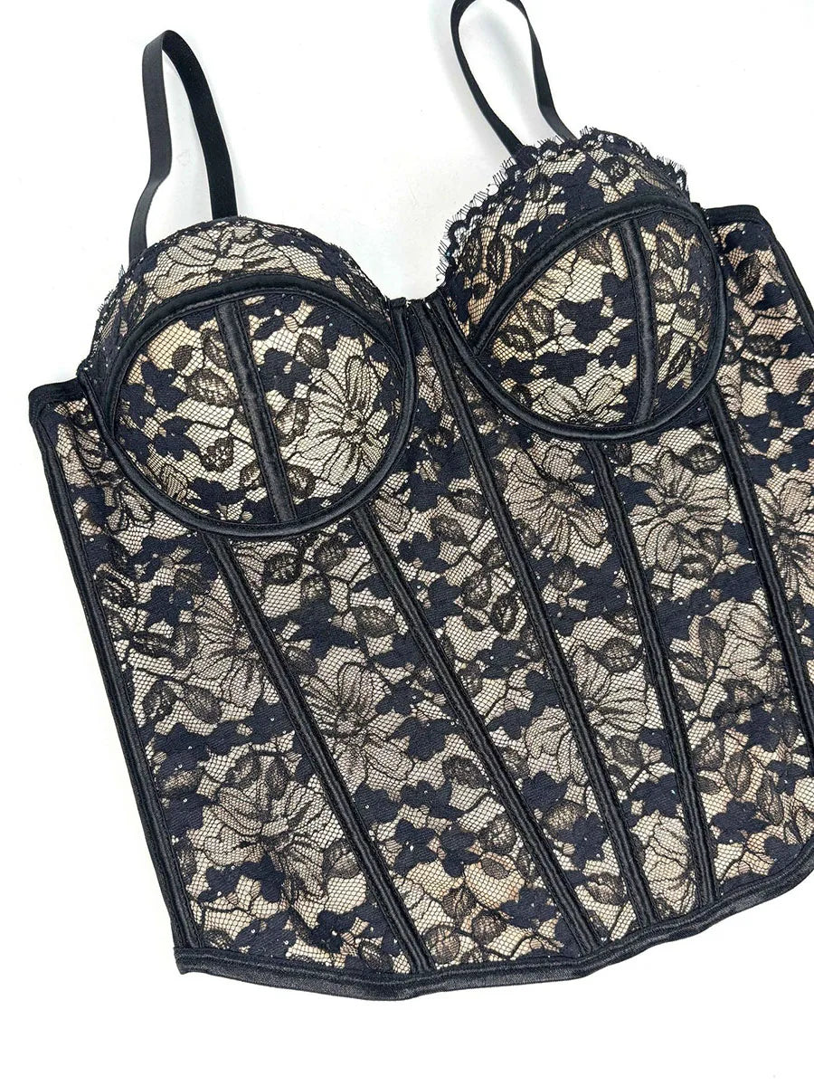Bianca Lace Bustier Top