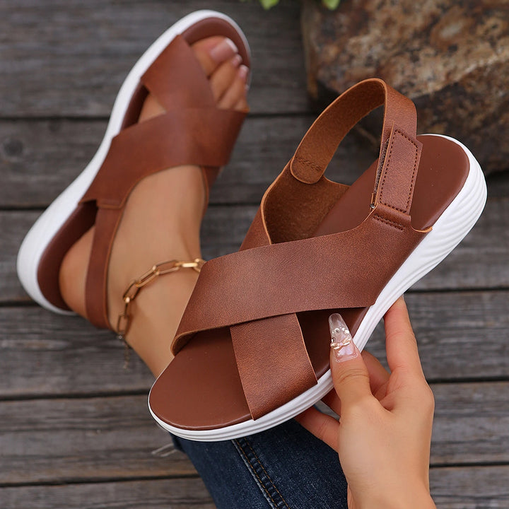 Sienna Cross Comfort Sandals