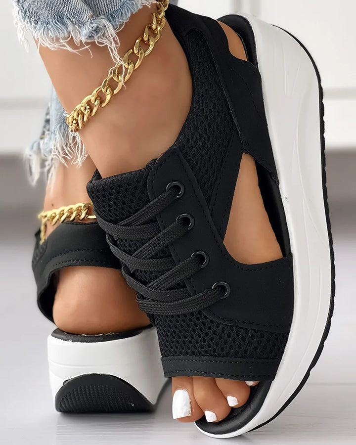 Nadia Open Cushion Sandals
