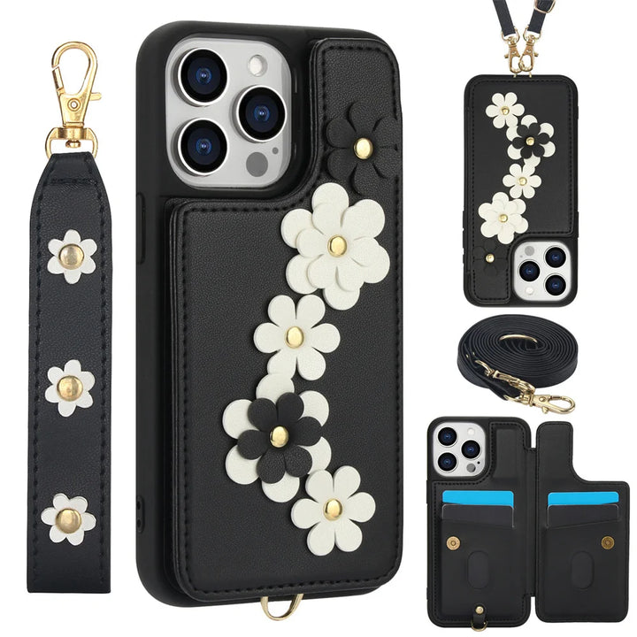 Ella Flower Wallet Case