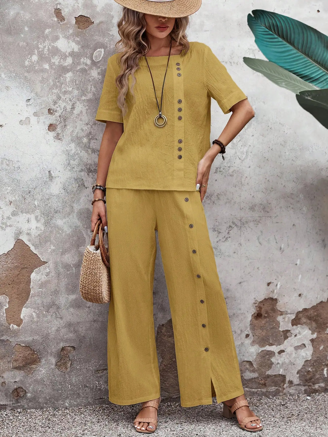 Verona Loose Linen Set