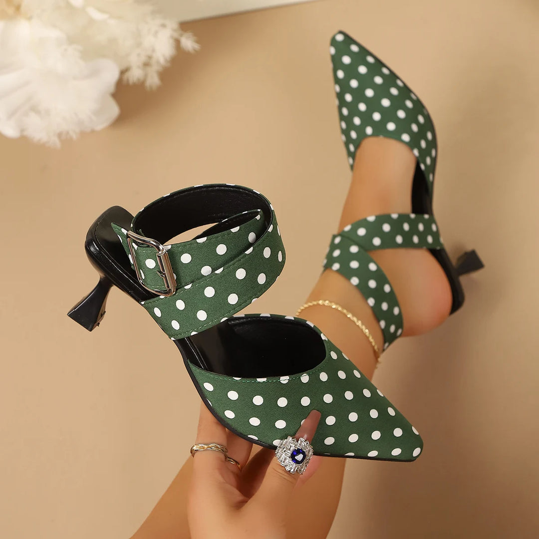 Lola Polka Strap Heels