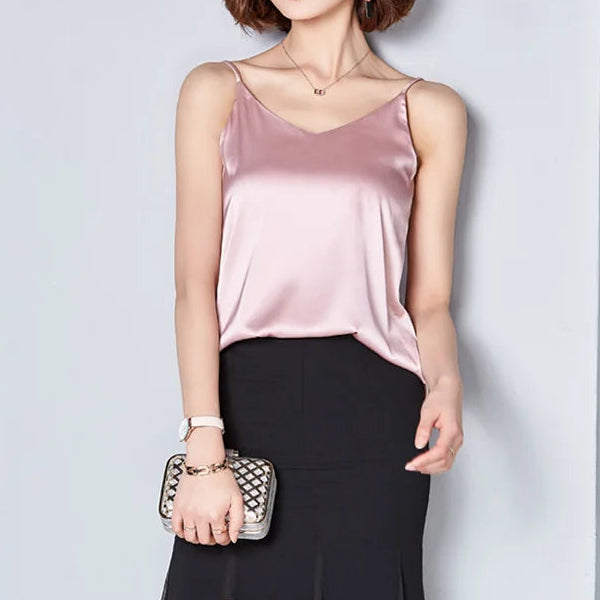 Isleen Satin Silk Top