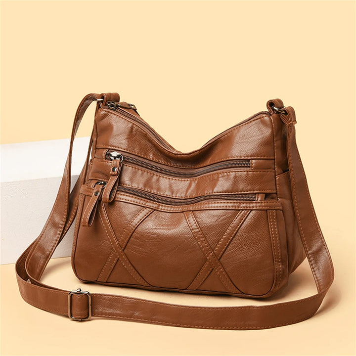 Carmela Multi-Pocket Shoulder Bag