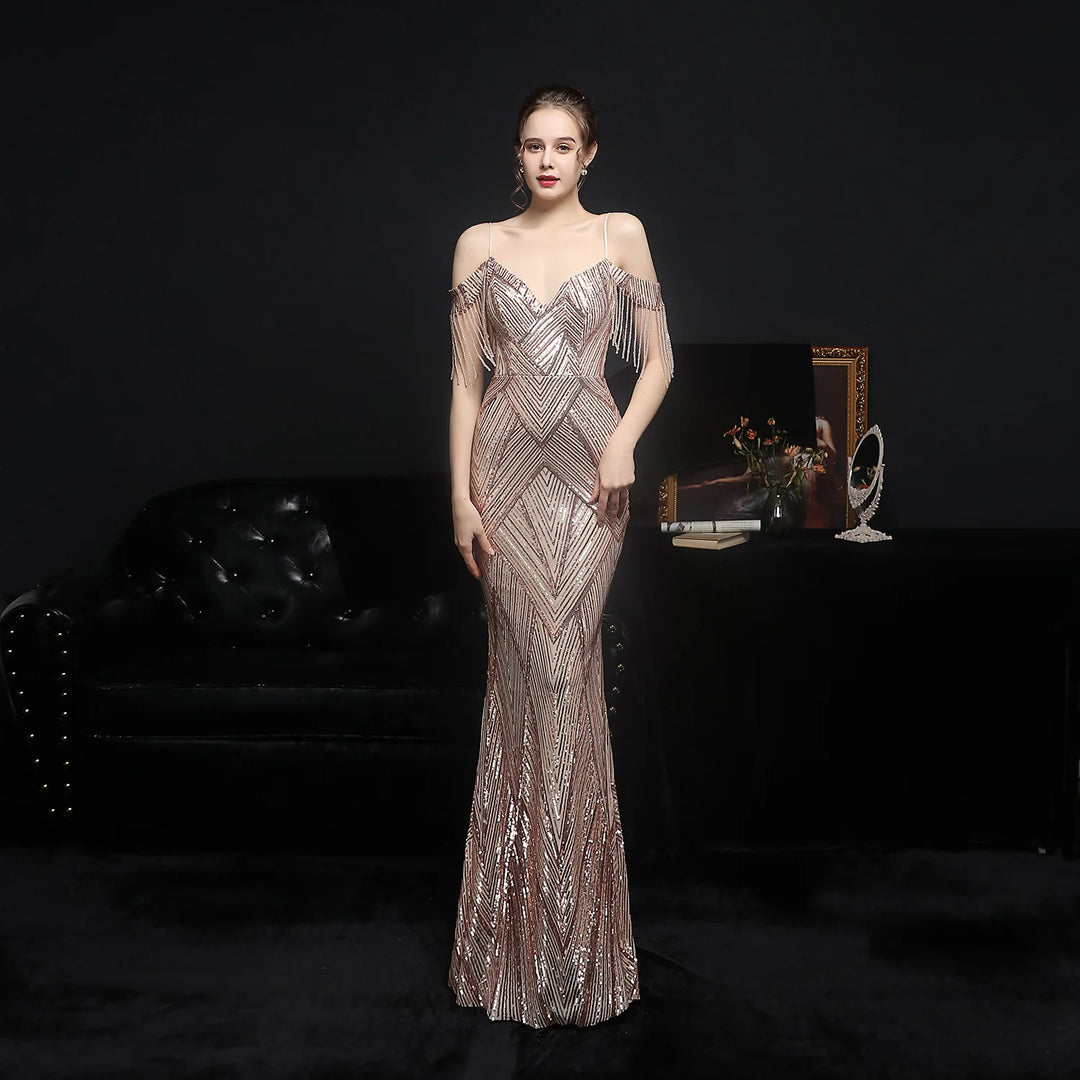 Natalia Off Shoulder Prom Dress