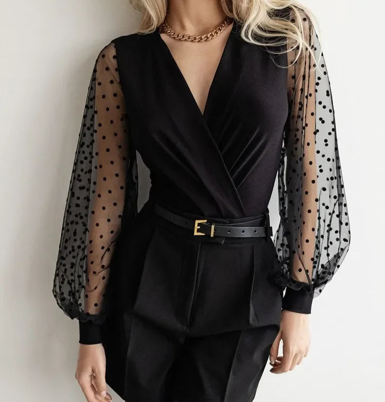 Maren Mesh Sleeve Bodysuit