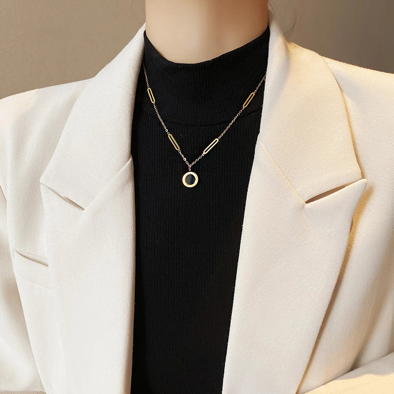 Selene Charm Link Necklace