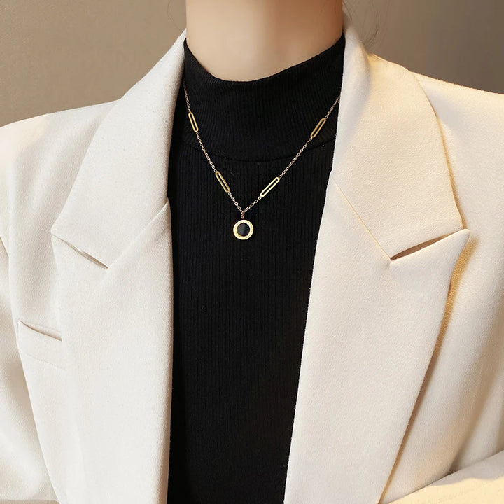 Selene Charm Link Necklace