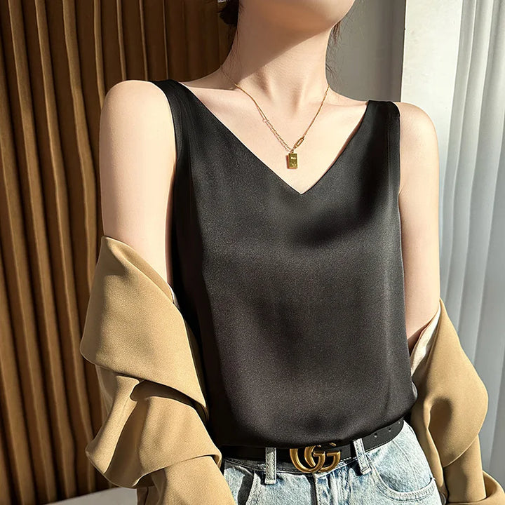 Elva Summer Satin Tank