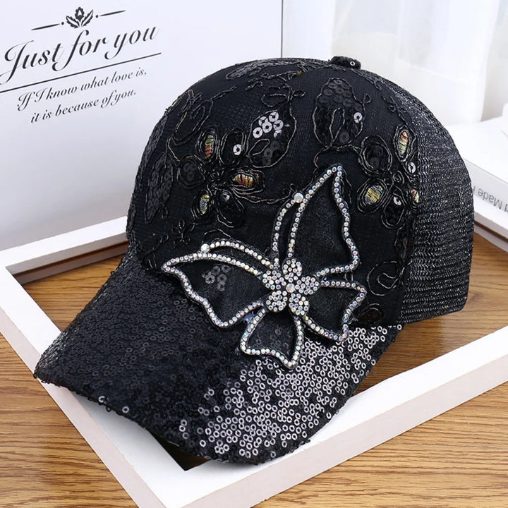 Daisy Butterfly Cap