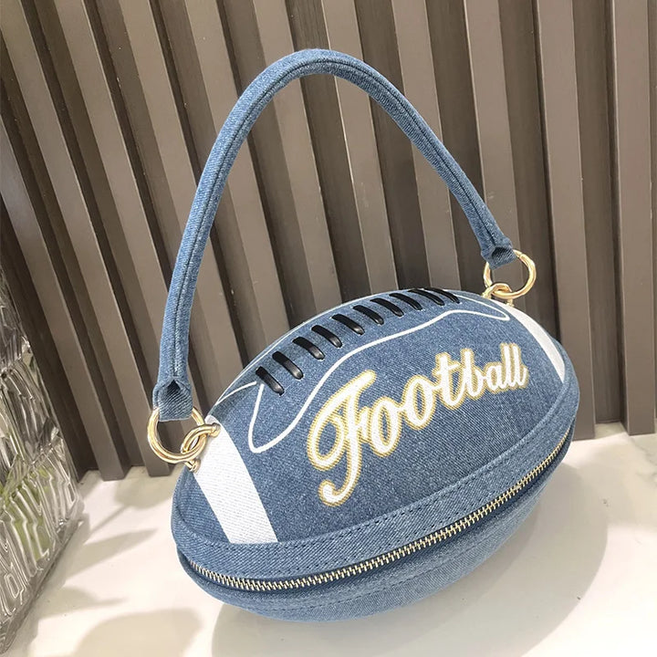 Maddie Football Handbag