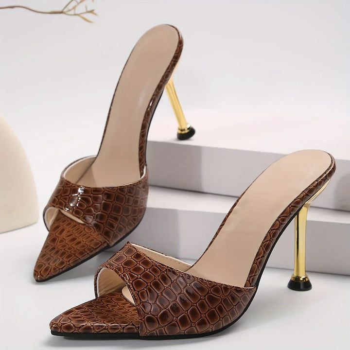 Verlisse Croc Heels