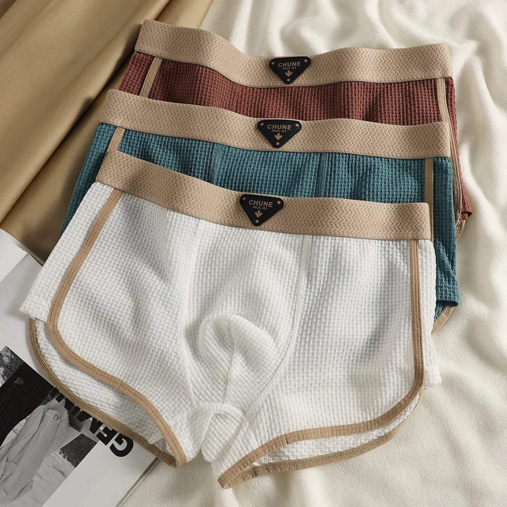 Asher Waffle Knit Boxer Set