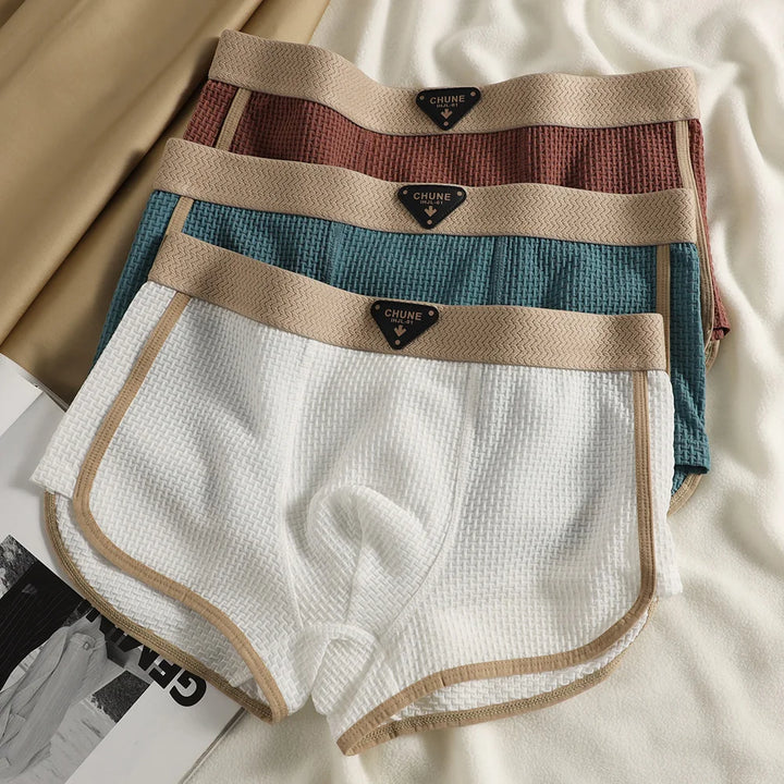 Asher Waffle Knit Boxer Set