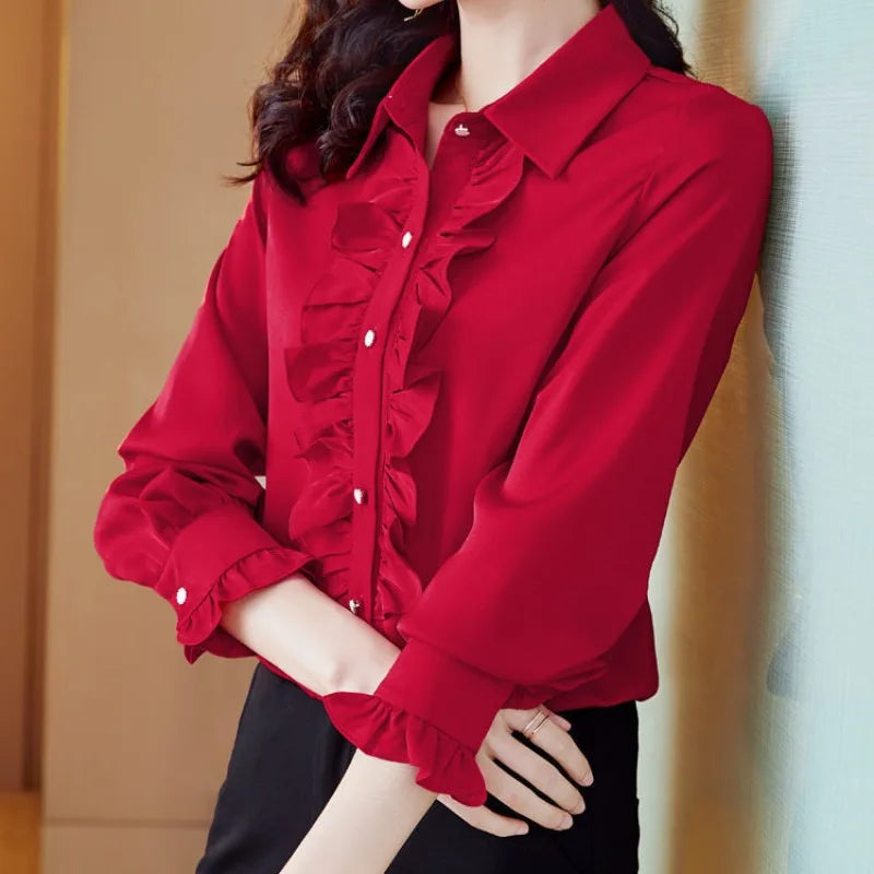 Valesse Ruffle Blouse