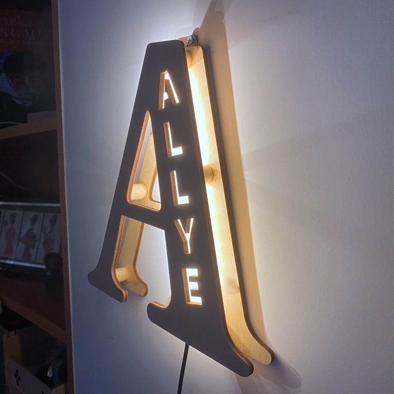 NameShine: Custom Name Lamp