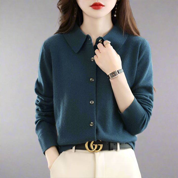 Delfina Button knit Sweater
