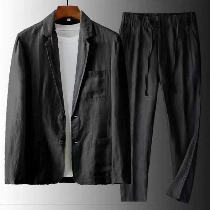 Nicholas Linen Blazer Set