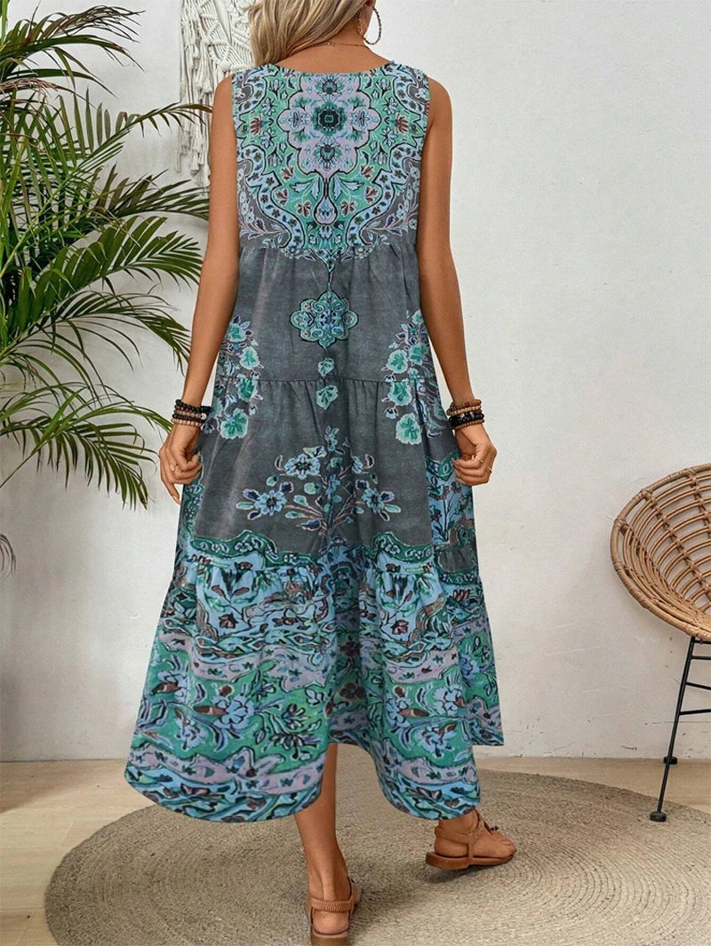 Aurora Flowing Midi Dress