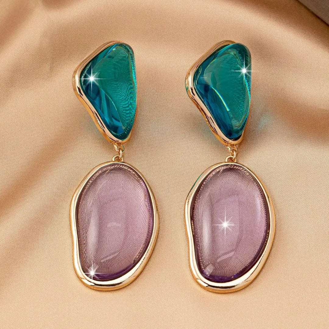 Elara Gem Drop Earrings