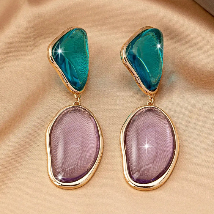 Elara Gem Drop Earrings