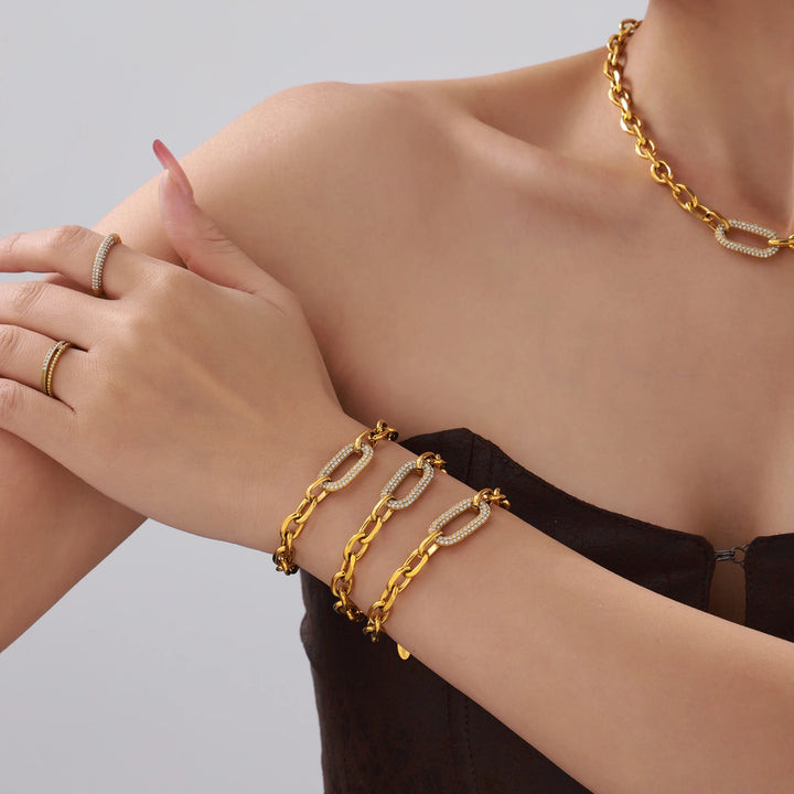 Tavine Diamond Link Bracelet