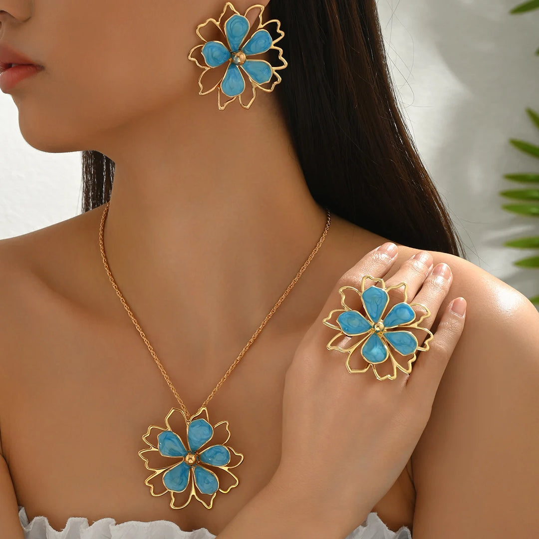 Priya Dahlia Jewelry Set