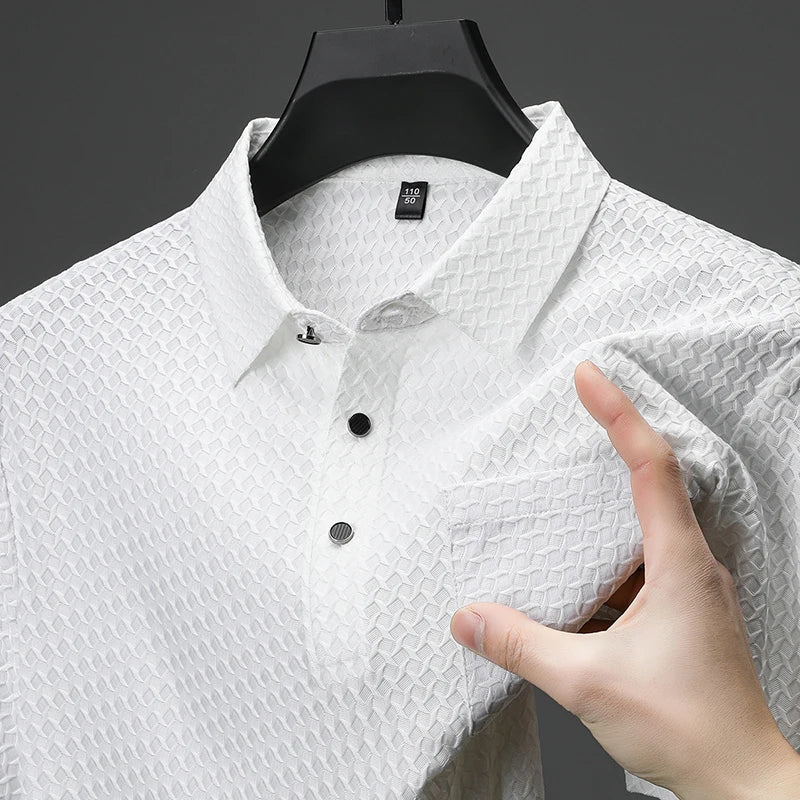 Torin Jacquard Polo Shirt