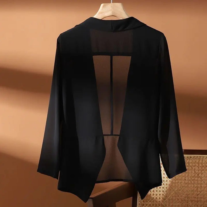 Elise Chiffon Layer Blazer