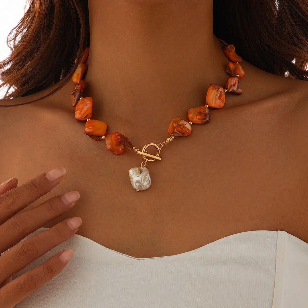 Mirella Tidal Drop Necklace