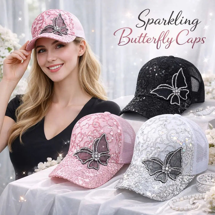 Daisy Butterfly Cap