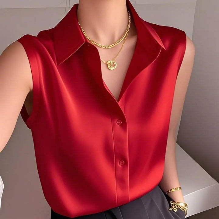 Sabine Satin Blouse