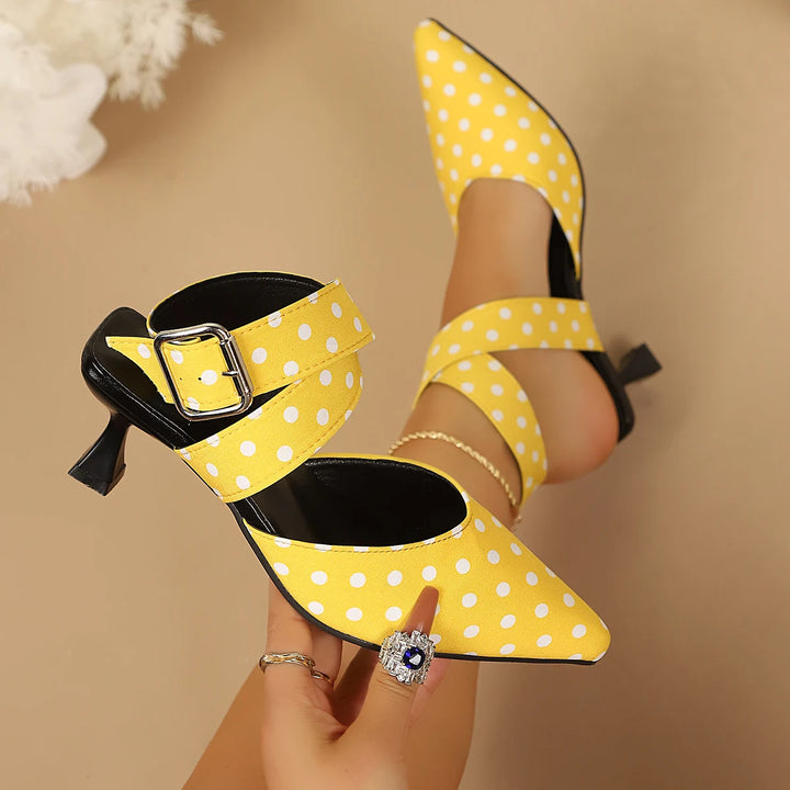 Lola Polka Strap Heels